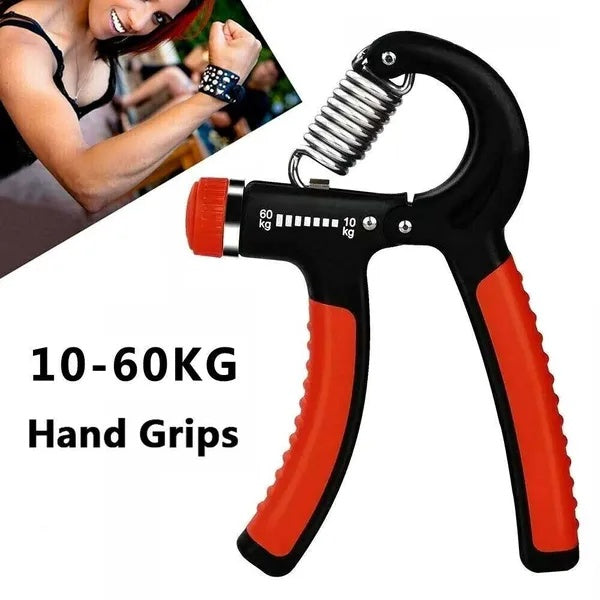 Hand Grip Strength Trainer - Adjustable Resistance Gym Exerciser