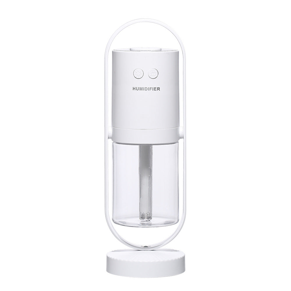 USB Air Humidifier with Projection Night Light - Portable Mist Maker