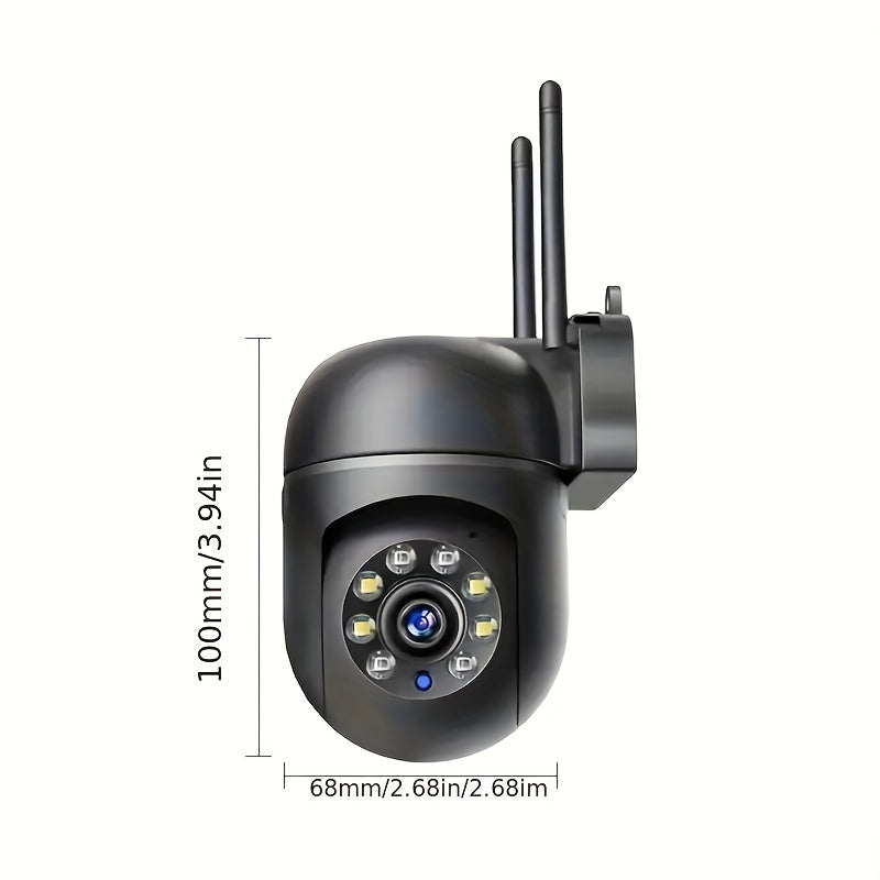 360° Wireless Outdoor Security Camera - HD 1080P WiFi Night Vision