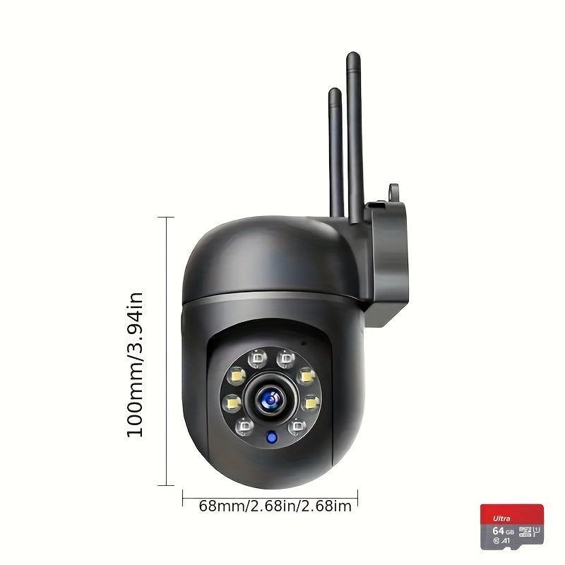 360° Wireless Outdoor Security Camera - HD 1080P WiFi Night Vision