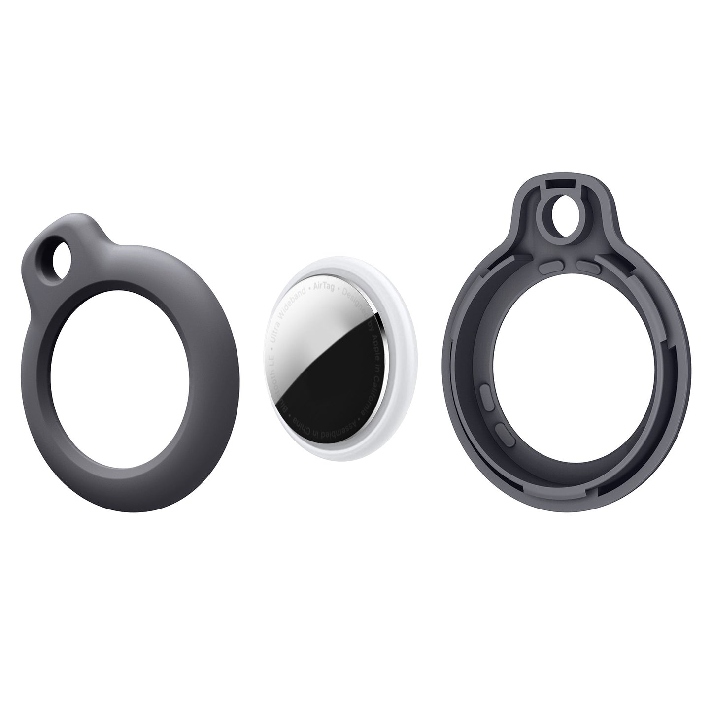 Apple AirTag Protective Case - Rotating Hard Shell Cover