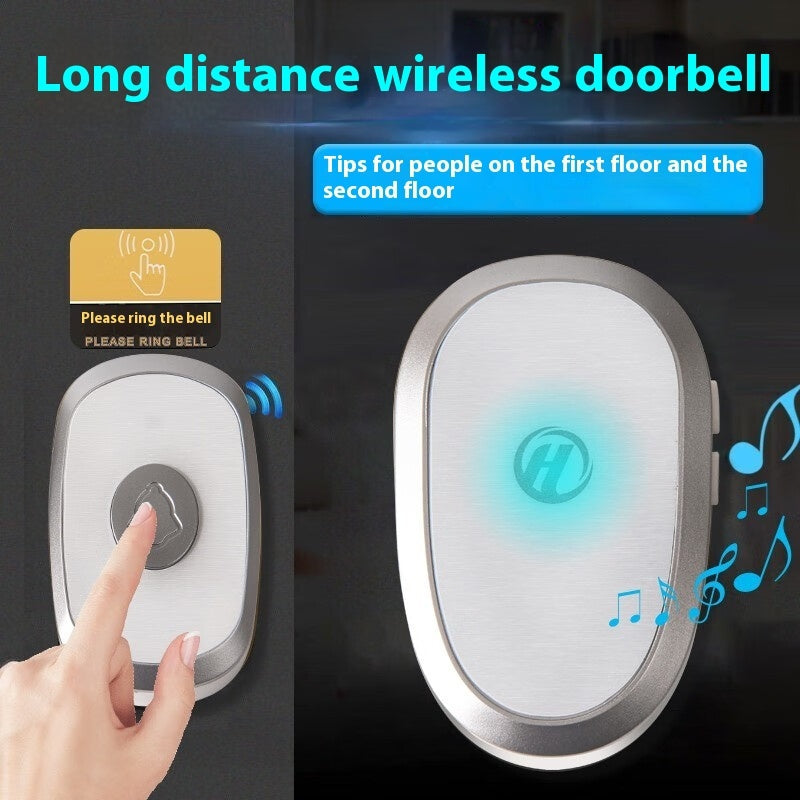 Wireless Doorbell - Waterproof Long-Range Remote Control for Home