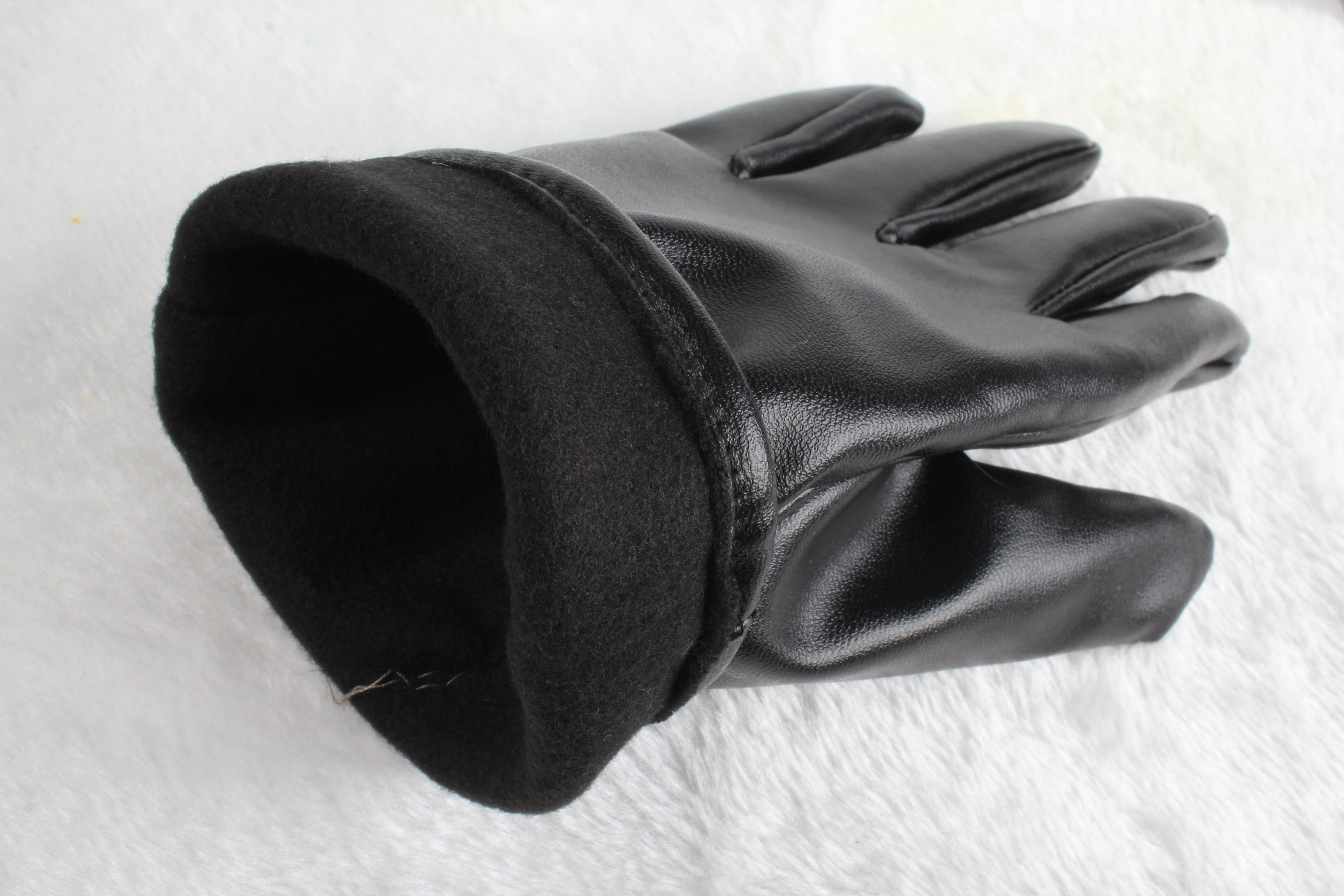 Winter Leather Gloves - Windproof & Waterproof for Cycling, Skiing & Driving