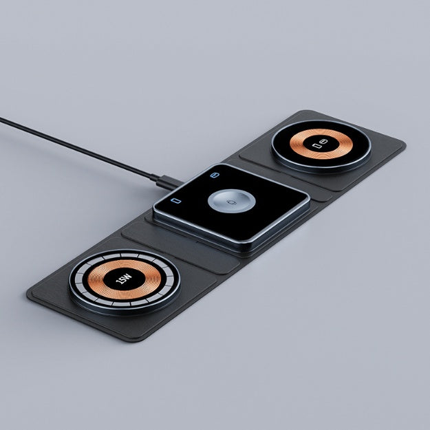 3-in-1 Magnetic Wireless Charger for iPhone, Apple Watch & AirPods