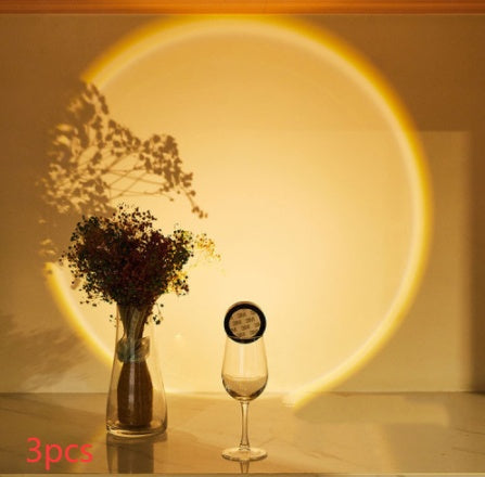 Sunset Night Light - 5 Color Modes LED Cabinet Light with Dimming