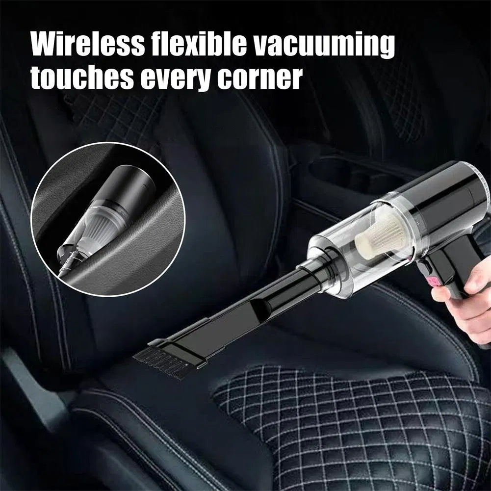 120W Cordless Handheld Vacuum - Portable Car & Home Cleaner