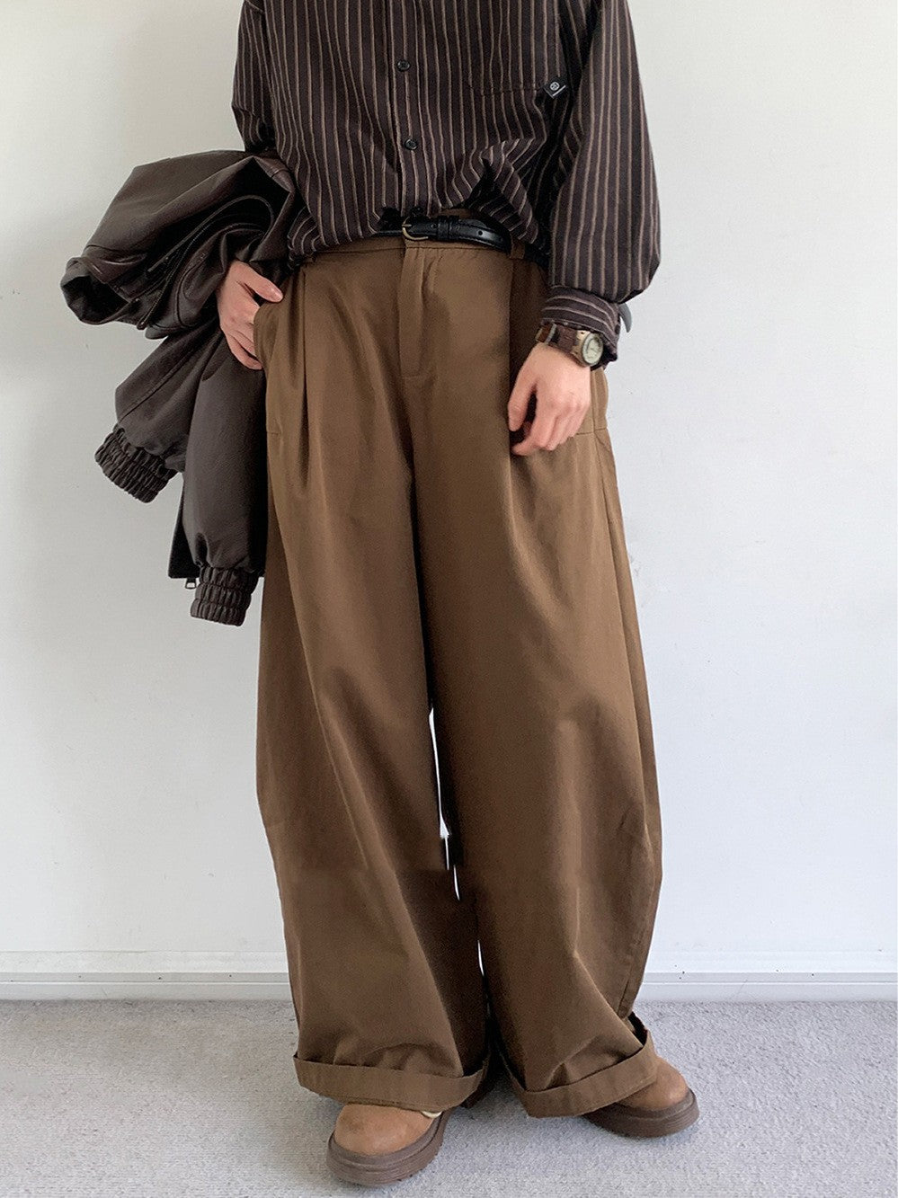 Men's Loose Casual Long Pants - Relaxed Fit Everyday Trousers