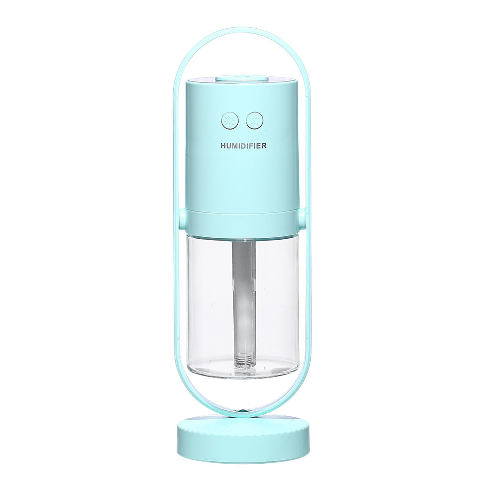 USB Air Humidifier with Projection Night Light - Portable Mist Maker
