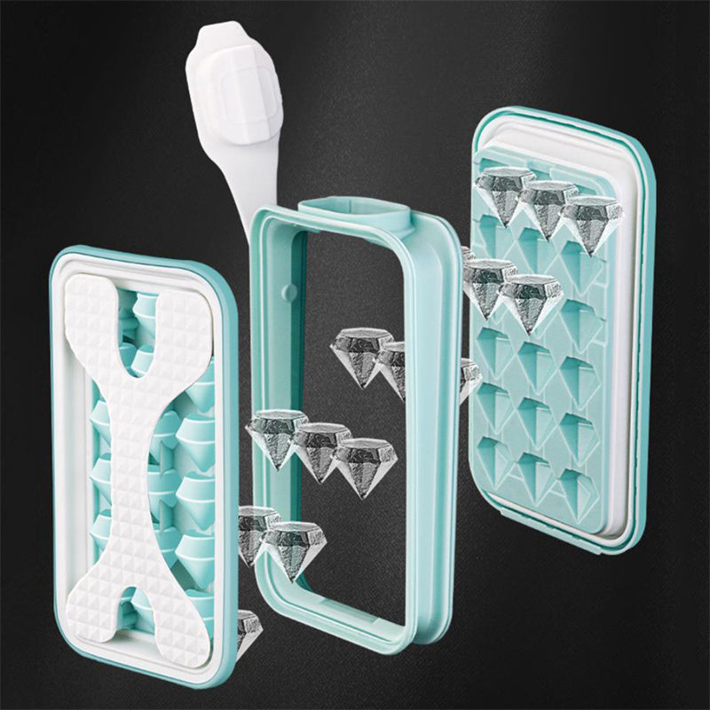 2-in-1 Silicone Ice Ball Mold & Water Bottle - Portable Ice Maker