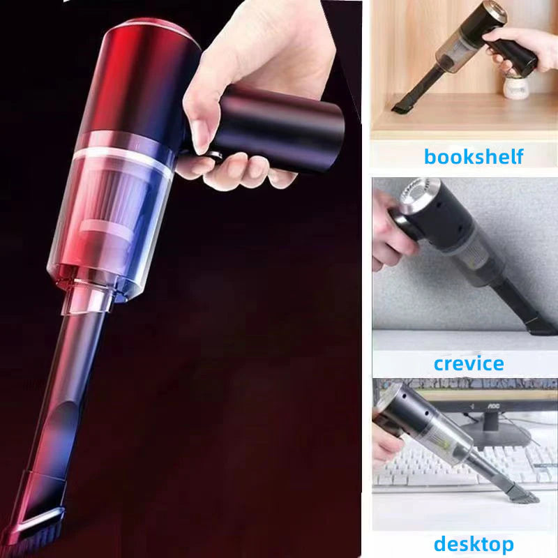 120W Cordless Handheld Vacuum - Portable Car & Home Cleaner