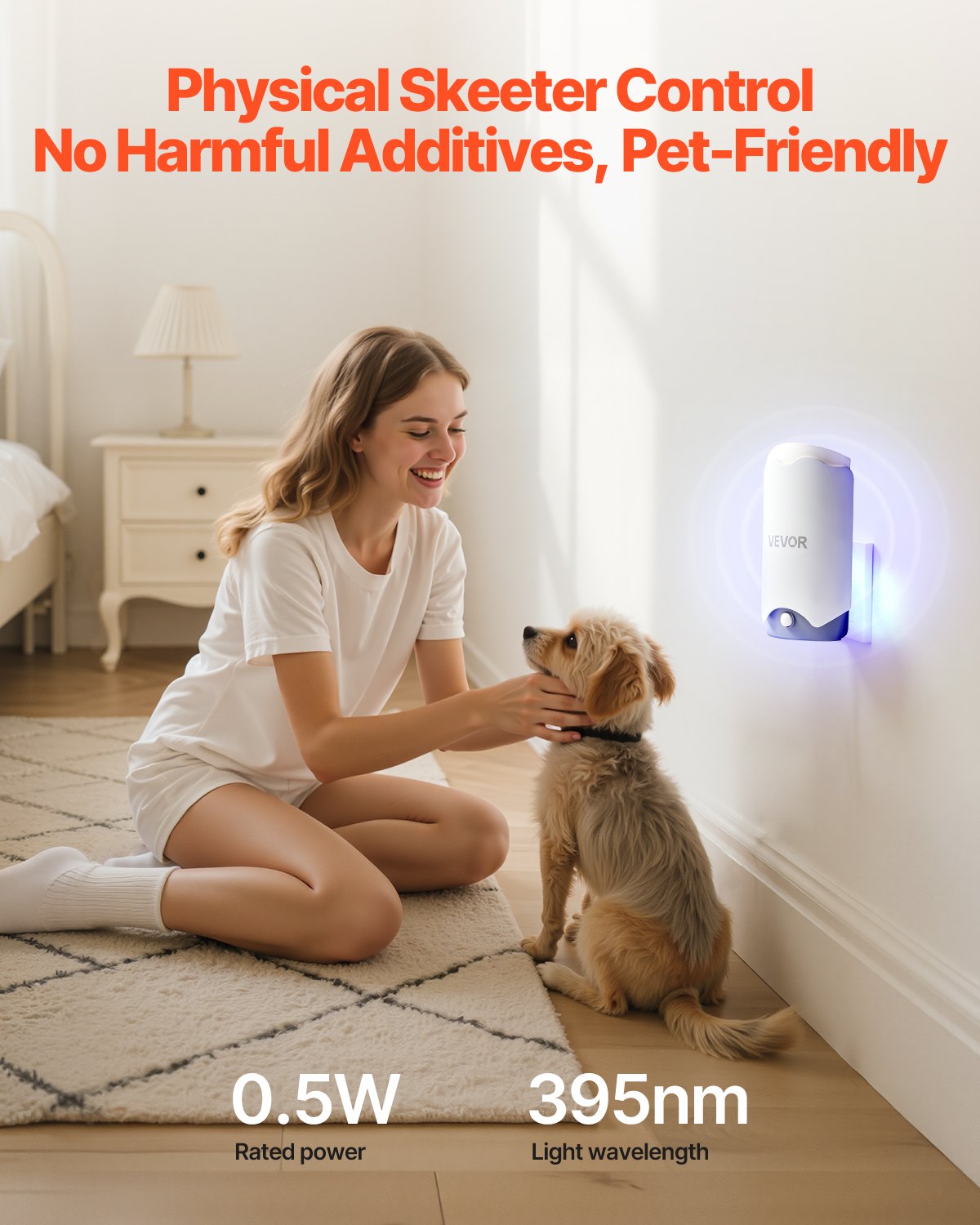 Plug-in Fly Trap - UV Light Gnat Killer with 10 Sticky Glue Boards