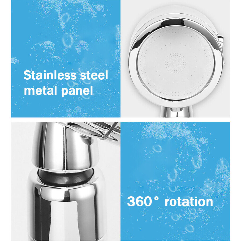 High Pressure Shower Head - 3-Mode Water Saving Filter Shower Head