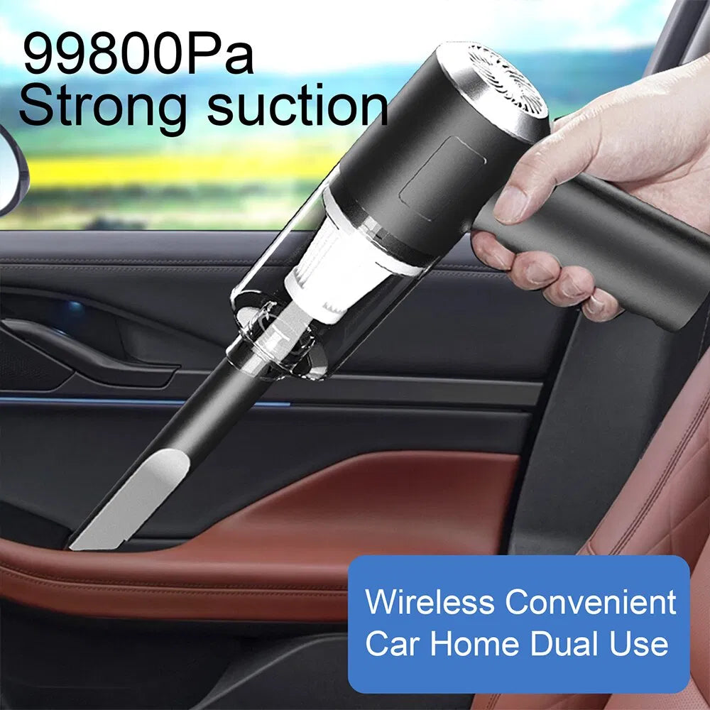 120W Cordless Handheld Vacuum - Portable Car & Home Cleaner
