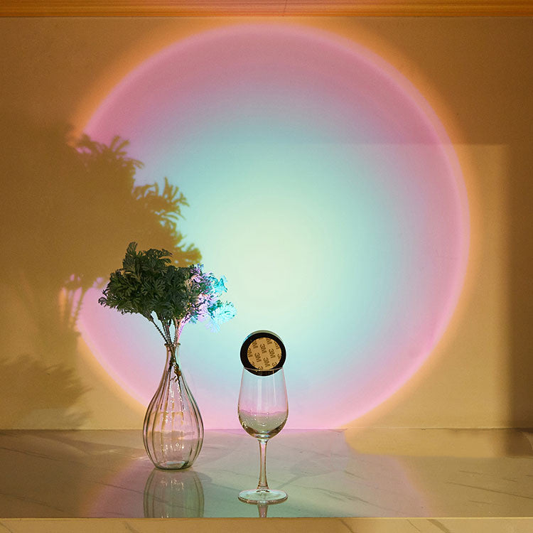 Sunset Night Light - 5 Color Modes LED Cabinet Light with Dimming