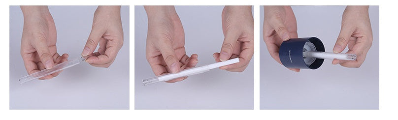 USB Air Humidifier with Projection Night Light - Portable Mist Maker