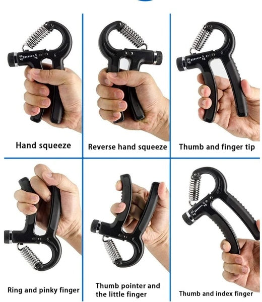 Hand Grip Strength Trainer - Adjustable Resistance Gym Exerciser