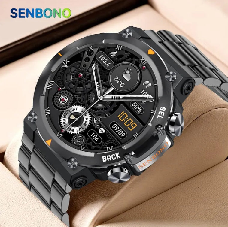 MAX18 Men's Smartwatch with AMOLED Display & Bluetooth Calling