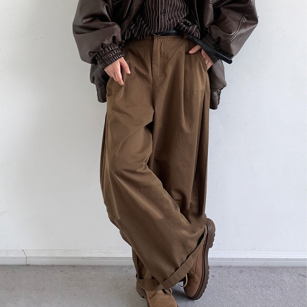 Men's Loose Casual Long Pants - Relaxed Fit Everyday Trousers