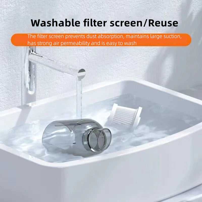 120W Cordless Handheld Vacuum - Portable Car & Home Cleaner