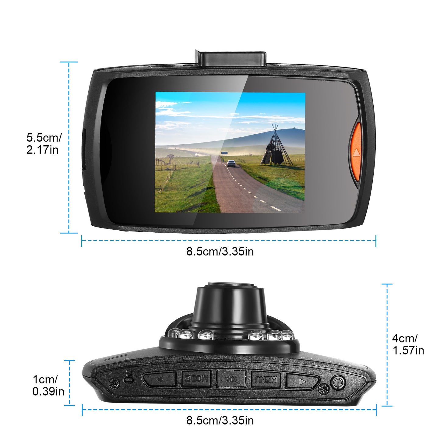 1080P Car DVR Dash Cam - Night Vision Loop Recording Camera
