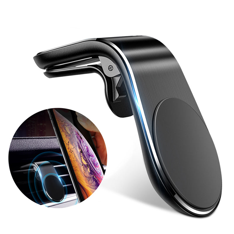 Magnetic Car Air Vent Phone Mount - 360° Rotation GPS Holder