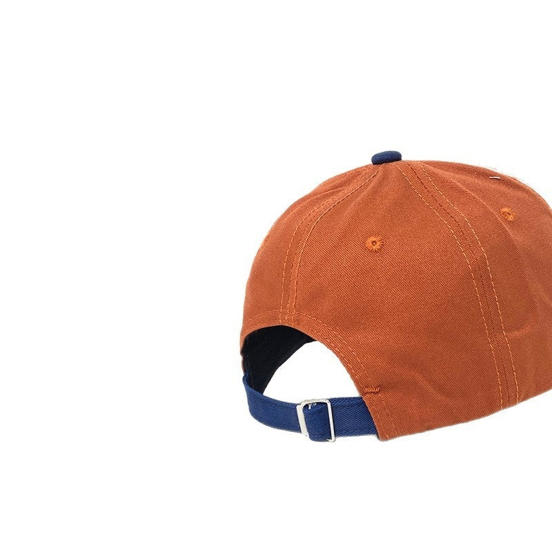 Retro Color Block Baseball Cap - Baby & Toddler Sun Protection Hat