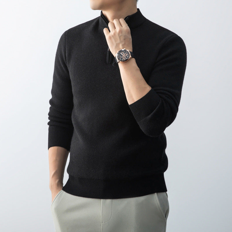 Men's Casual Pullover Sweater - Korean Style Knitwear