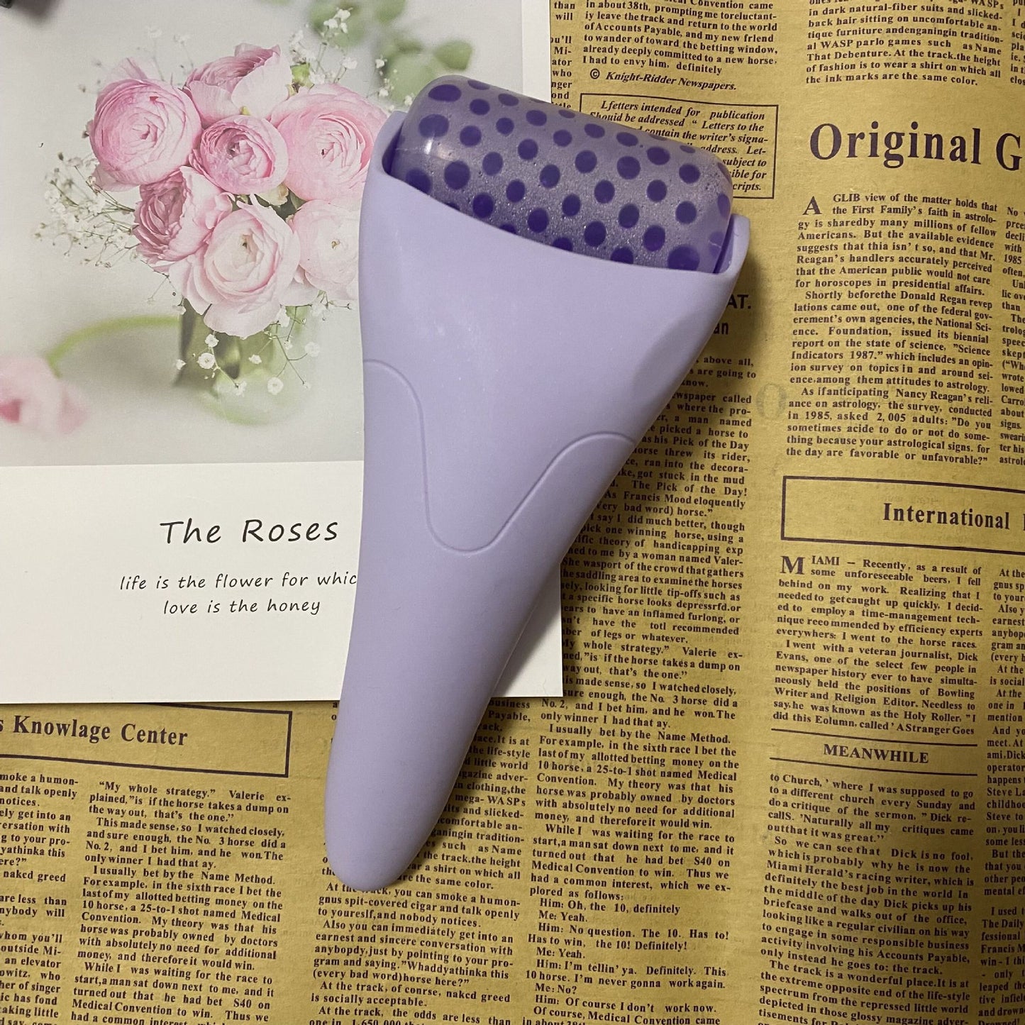 Ice Roller - Smooth Skin Face Massage Cosmetic Roller