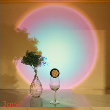 Sunset Night Light - 5 Color Modes LED Cabinet Light with Dimming