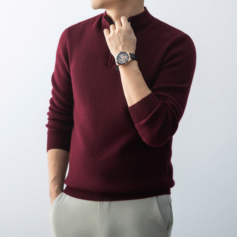Men's Casual Pullover Sweater - Korean Style Knitwear