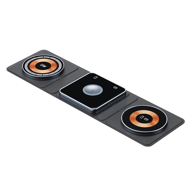 3-in-1 Magnetic Wireless Charger for iPhone, Apple Watch & AirPods