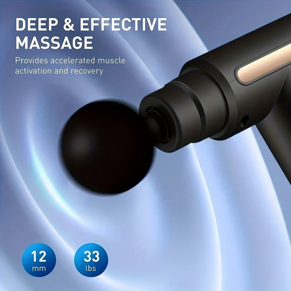 Mini Fascia Gun - USB Rechargeable Muscle Massager for Deep Tissue Relief
