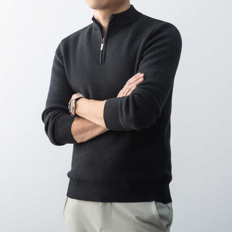 Men's Casual Pullover Sweater - Korean Style Knitwear