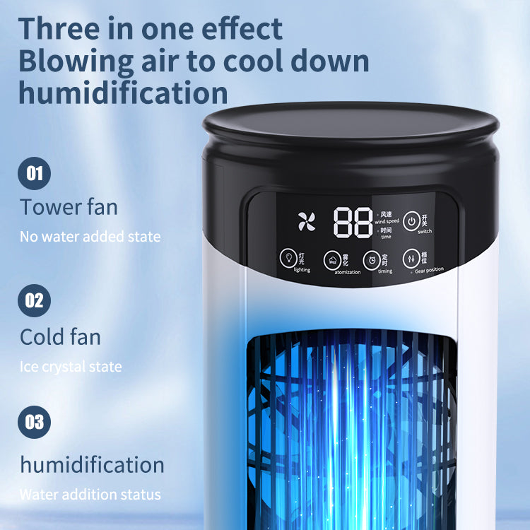 Desktop Air Cooler - Portable USB Evaporative Cooling Fan