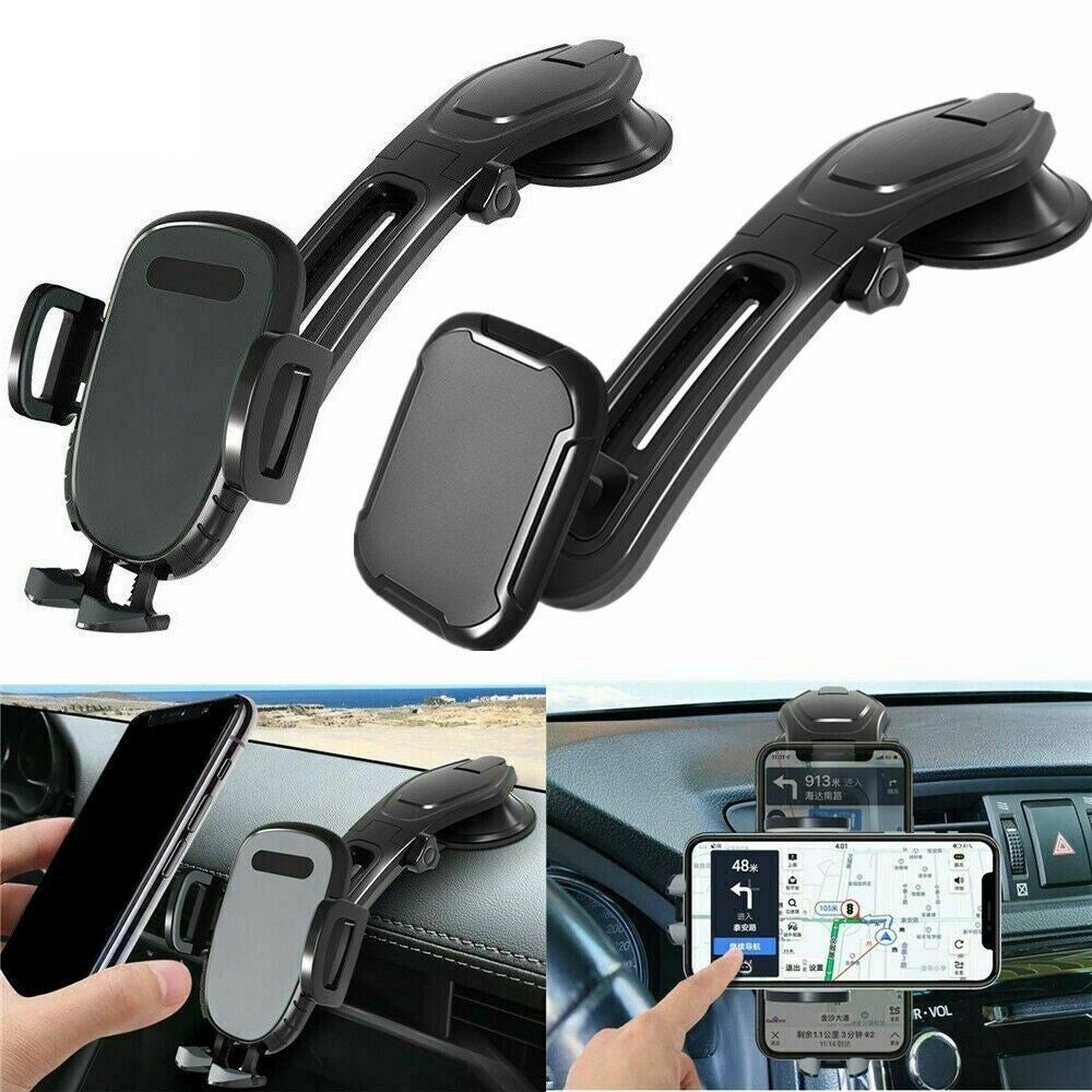 360° Rotatable Phone Mount Holder - Universal Car Dashboard & Windshield