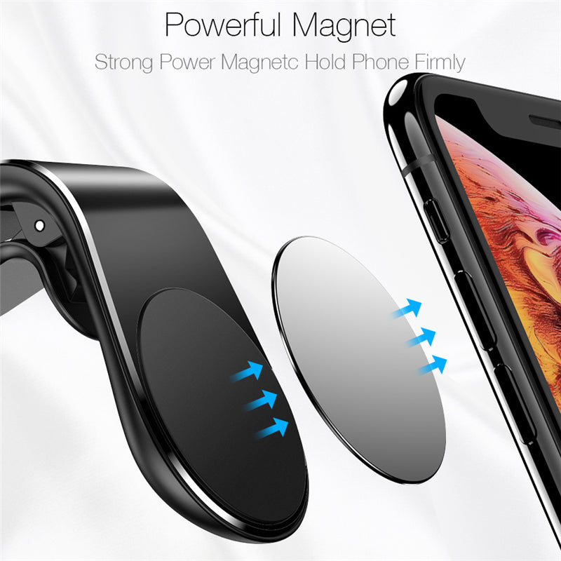 Magnetic Car Air Vent Phone Mount - 360° Rotation GPS Holder