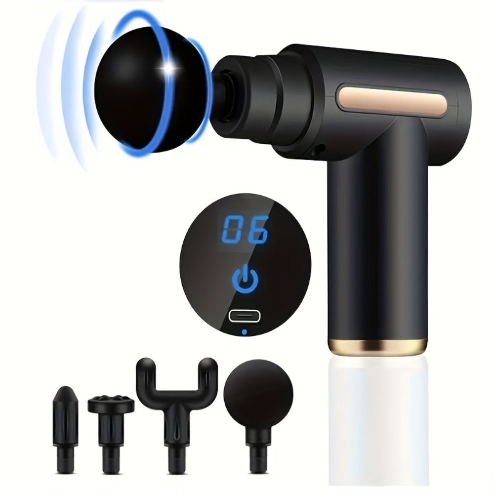 Mini Fascia Gun - USB Rechargeable Muscle Massager for Deep Tissue Relief